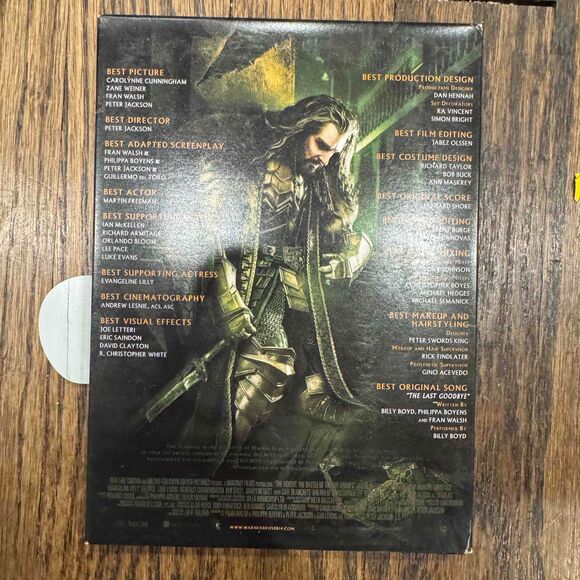FYC The Hobbit Battle Of Five Armies MGM DVD Awards Consideration Rare - Picture 5 of 5
